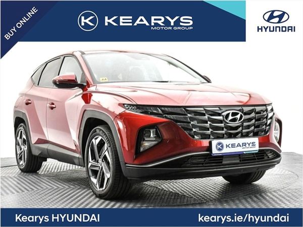 Hyundai Tucson SUV, Petrol Plug-in Hybrid, 2023, Red