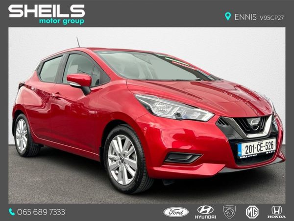 Nissan Micra Hatchback, Petrol, 2020, Red