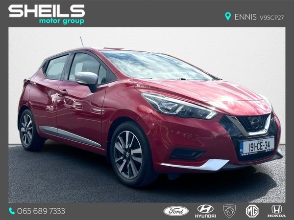 Nissan Micra Hatchback, Petrol, 2019, Red