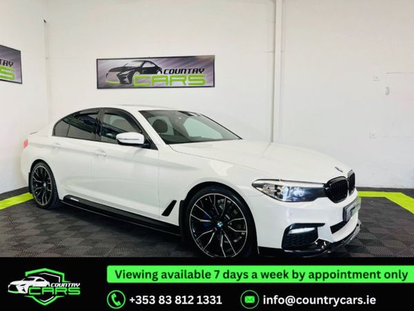 BMW 5-Series Saloon, Diesel, 2017, White