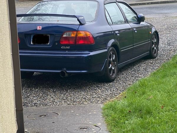 Honda Civic Saloon, Petrol, 2000, Blue