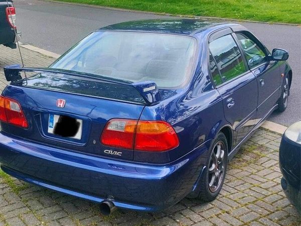 Honda Civic Saloon, Petrol, 2000, Blue