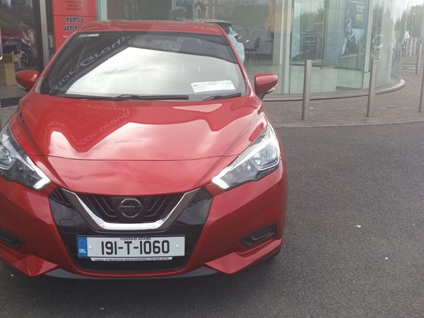 Nissan Micra Hatchback, Petrol, 2019, Red