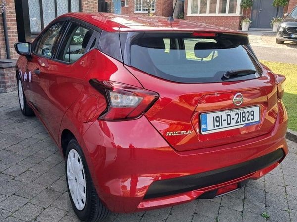 Nissan Micra Hatchback, Petrol, 2019, Red