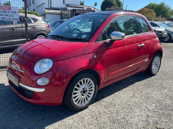 Fiat 500 Hatchback, Petrol, 2013, Red