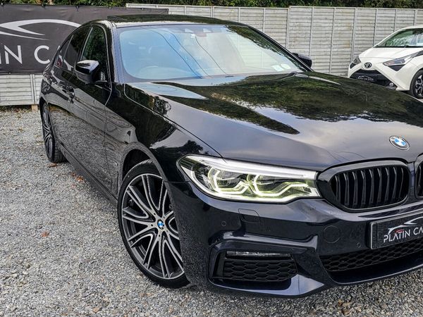 BMW 5-Series Saloon, Petrol Plug-in Hybrid, 2018, Black