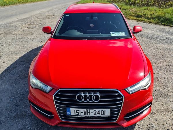 Audi A6 Estate, Diesel, 2015, Red