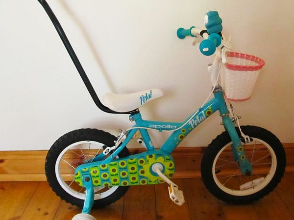 Childs Bike Apollo Petal 14 inch wheels for sale in Co. Kerry for 90 on DoneDeal