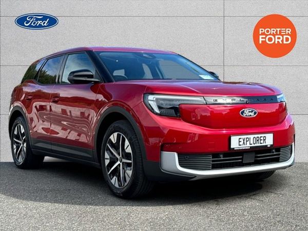 Ford Explorer SUV, Electric, 2025, Red