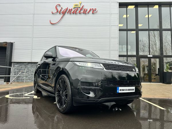 Land Rover Range Rover Sport SUV, Petrol Plug-in Hybrid, 2023, Black