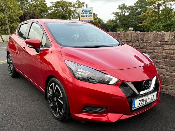 Nissan Micra Hatchback, Petrol, 2022, Red