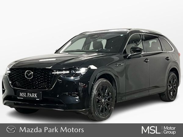 Mazda CX-80 SUV, Petrol Plug-in Hybrid, 2024, Black