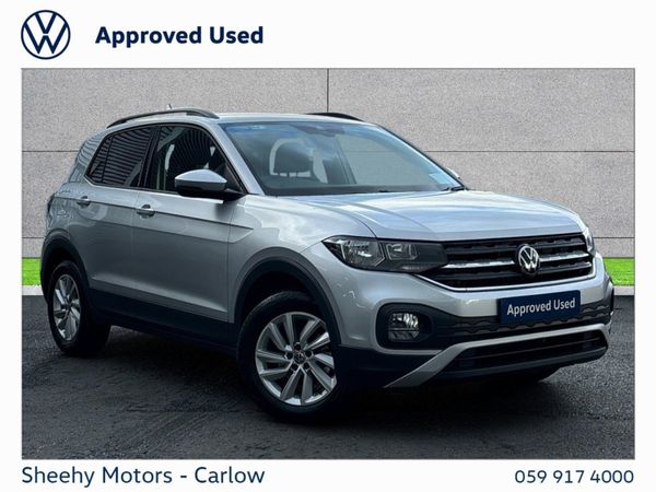 Volkswagen T-Cross SUV, Petrol, 2024, Silver