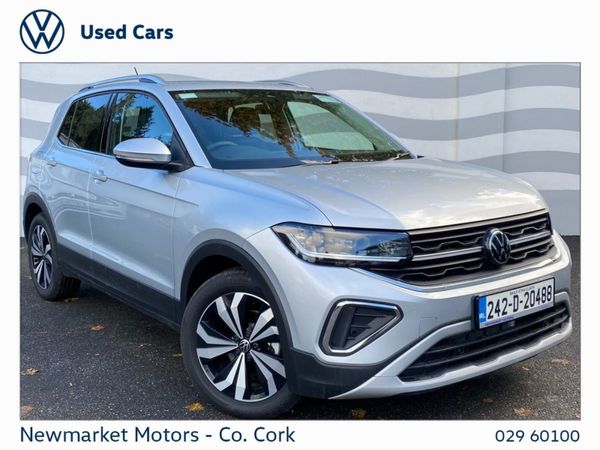 Volkswagen T-Cross SUV, Petrol, 2024, Silver