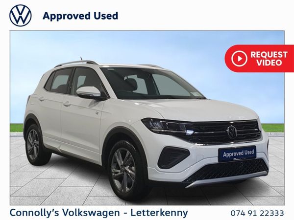 Volkswagen T-Cross Crossover, Petrol, 2024, White