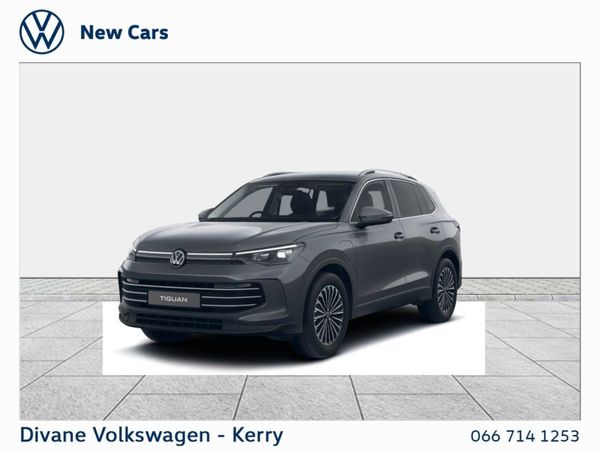 Volkswagen Tiguan SUV, Petrol Plug-in Hybrid, 2025, Grey