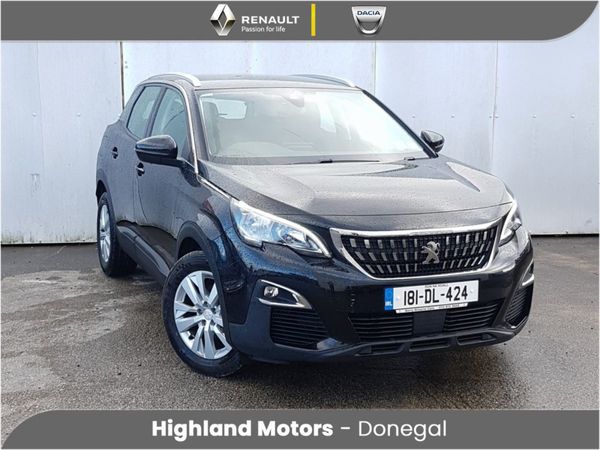 Peugeot 3008 MPV, Diesel, 2018, Black