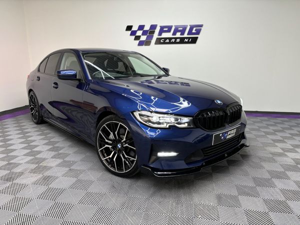 BMW 3-Series Saloon, Petrol Hybrid, 2020, Blue