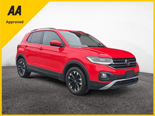 Volkswagen T-Cross SUV, Petrol, 2021, Red