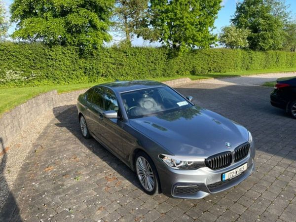 BMW 5-Series Saloon, Petrol Plug-in Hybrid, 2017, Blue