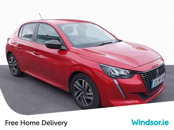 Peugeot 208 Hatchback, Petrol, 2023, Red