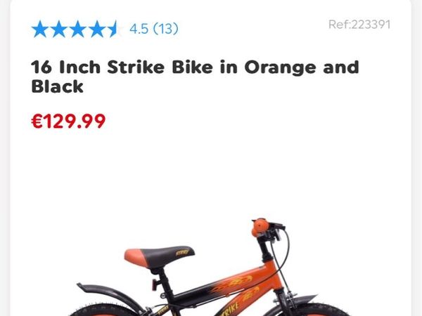 kids bike 16 48 All Sections Ads For Sale in Ireland DoneDeal