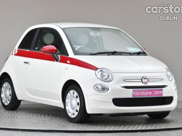 Fiat 500 Hatchback, Petrol, 2019, White