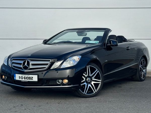 Mercedes-Benz E-Class Convertible, Diesel, 2011, Black