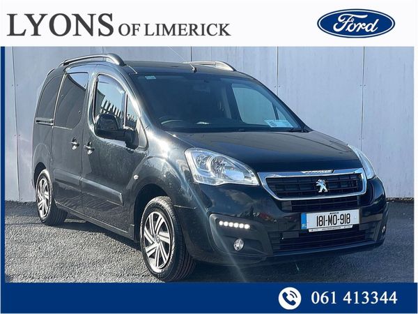 Peugeot Partner MPV, Diesel, 2018, Black