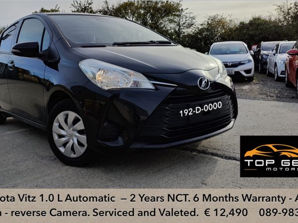 Toyota Vitz Hatchback, Petrol, 2019, Black