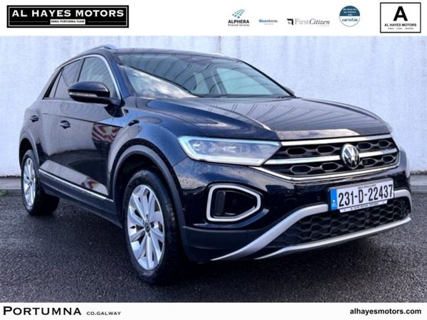 Volkswagen T-Roc SUV, Petrol, 2023, Black