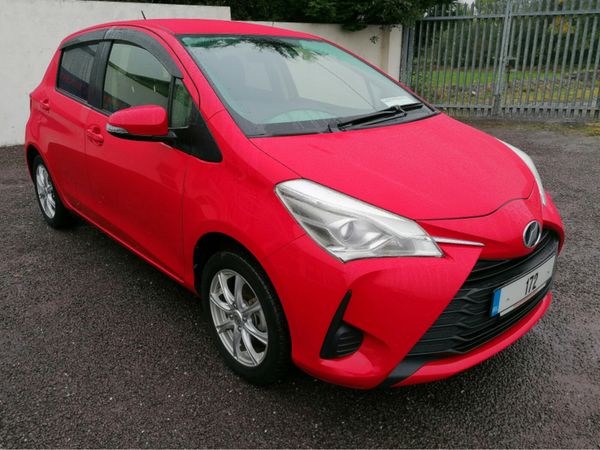 Toyota Vitz Hatchback, Petrol, 2017, Red