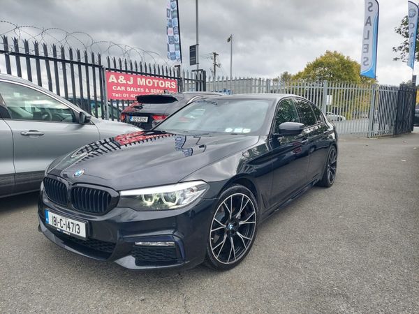 BMW 5-Series Saloon, Diesel, 2018, Black