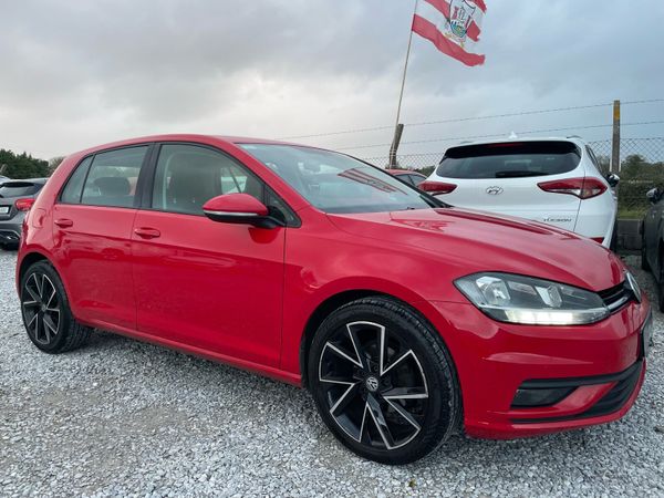 Volkswagen Golf Hatchback, Petrol, 2018, Red