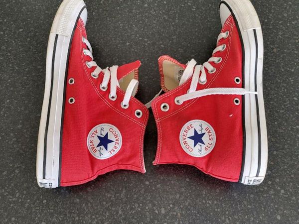 Red converse size 12 hot sale