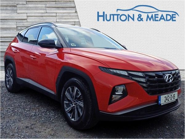 Hyundai Tucson SUV, Petrol Hybrid, 2024, Red