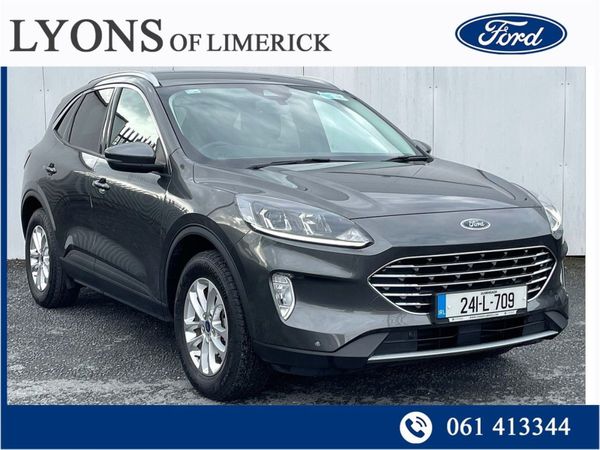 Ford Kuga SUV, Petrol Plug-in Hybrid, 2024, Grey