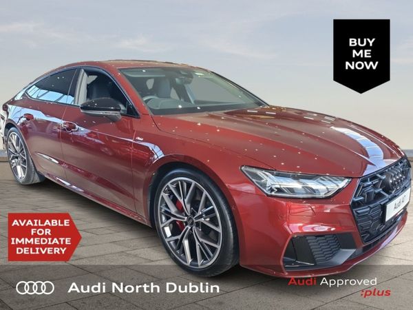 Audi A7 Saloon, Petrol Plug-in Hybrid, 2025, Red