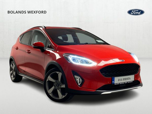 Ford Fiesta Hatchback, Petrol Hybrid, 2021, Red