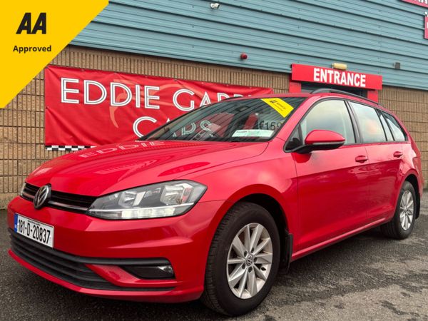 Volkswagen Golf Estate, Diesel, 2018, Red