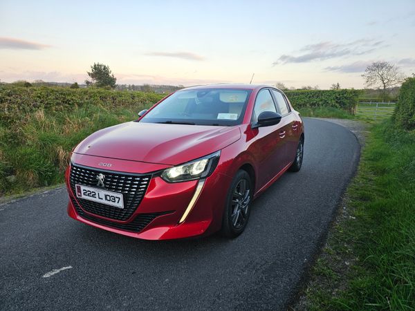 Peugeot 208 Hatchback, Petrol, 2022, Red