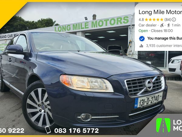 Volvo S80 Saloon, Diesel, 2013, Blue