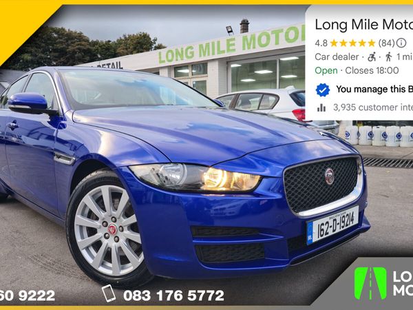 Jaguar XE Saloon, Diesel, 2016, Blue