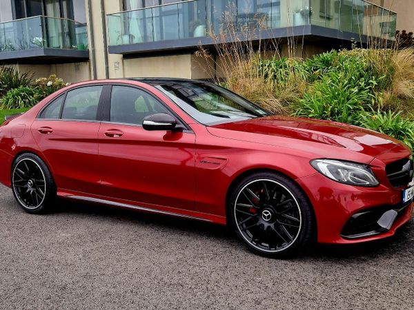 Mercedes-Benz C-Class Saloon, Petrol, 2015, Red