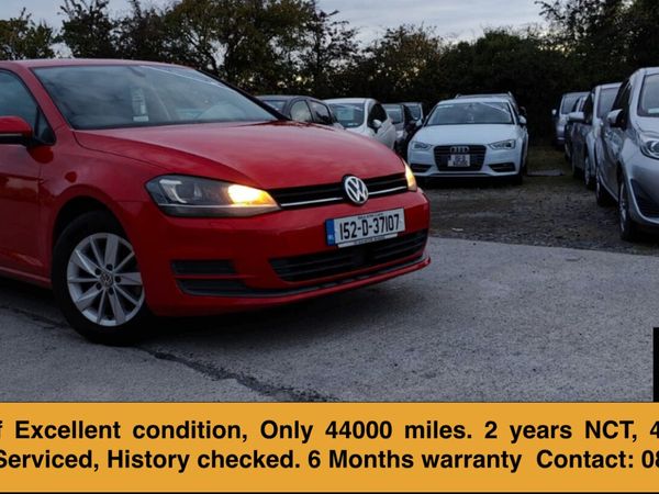 Volkswagen Golf Hatchback, Petrol, 2015, Red