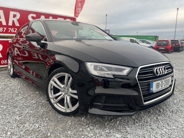 Audi A3 Saloon, Petrol, 2018, Black