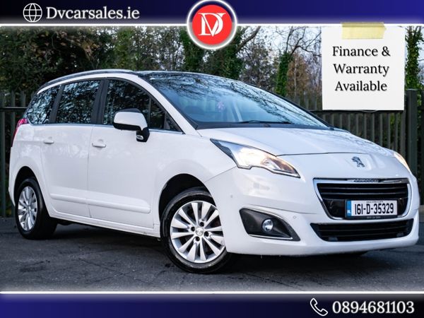 Peugeot 5008 MPV, Diesel, 2016, White