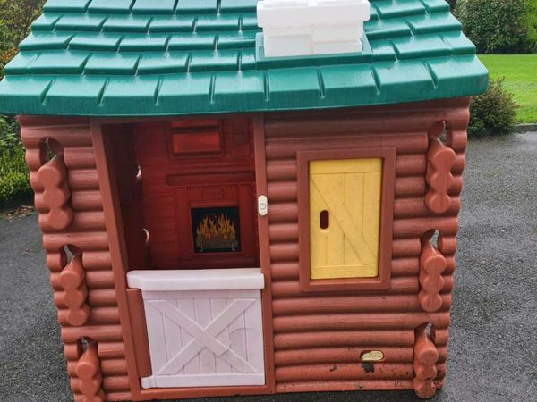 Little tikes log cabin for sale second hand hotsell