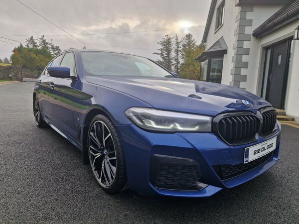 BMW 5-Series Saloon, Diesel, 2021, Blue