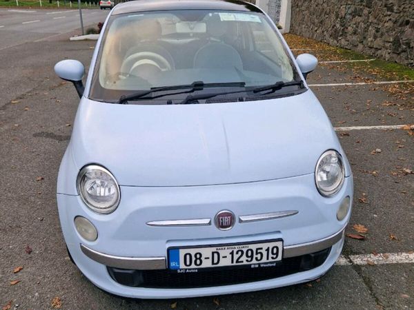 Fiat 500 Hatchback, Diesel, 2008, White